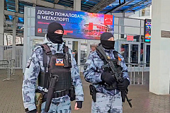 Росгвардия обеспечила безопасность баскетбольного матча в Москве