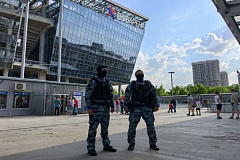 Росгвардейцы обеспечили безопасность проведения футбольного матча заключительного тура РПЛ в Москве