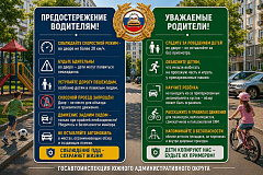 Госавтоинспекция Южного административного округа призывает всех участников дорожного движения к неукоснительному соблюдению Правил дорожного движения во дворовых территориях.