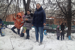 Спасите птицу от мороза!