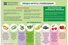 О рекомендациях как правильно выбирать и мыть овощи и фрукты